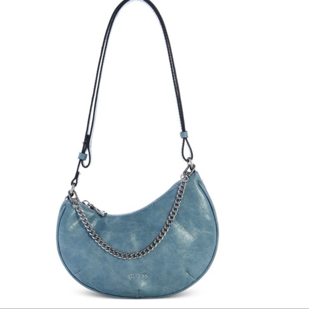 NWT Guess amys convertible crossbody bag color slate size 9.5x 6
